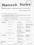 Nanook News, Vol. 07, No. 01 (Tuesday, September 7, 1965) by N/A N/A