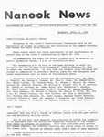Nanook News, Vol. 07, No. 30 (Thursday, April 21, 1966) by N/A N/A