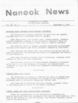 Nanook News, Vol. 09, No. 02 (September 7, 1967) by N/A N/A
