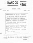 Nanook News, Vol. 11, No. 06 (October 5, 1967) by N/A N/A