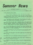 Summer News, Vol. 03, no. 11 (August 3, 1967) by N/A N/A