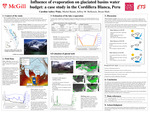 Influence of evaporation on glaciated basins water budget: a case study in the Cordillera Blanca, Peru by Caroline Aubry-Wake