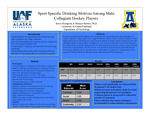 Sport Specific Drinking Motives Among Male Collegiate Hockey Players by Steve Thompson
