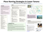 Place Naming Strategies in Lower Tanana by David Jason Harris