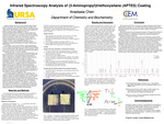 Infrared Spectroscopy Analysis of (3-Aminopropyl) triethoxysilane (APTES) Coating by Anastasia Chen and Jack Zhang