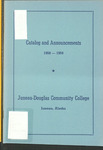 JDCC Catalog and Announcements 1958/1959 by N/A N/A