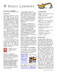 Egan Library News 2001 Fall (v.1 no.2) by N/A N/A