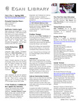 Egan Library News 2002 Spring (v.2 no.1) by N/A N/A