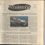 Whalesong 2009-03-18 (v.27 no.6) by Laura Lemire, Sarah Alli Brotherton, Craig Bergquist, Hollis Kitchin, Mallory Millay, Randi Spray, Colleen McKenna, Charles Westmoreland, Shauna Bail, Molly Dischner, and Rebecca Elkins