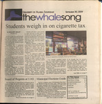 Whalesong 2009-09-30 (v.28 no.3) by Randi Spray, Hollis Kitchin, Jeremy Hsieh, Mallory Millay, Kendra Swearingen, and Deborah Corso